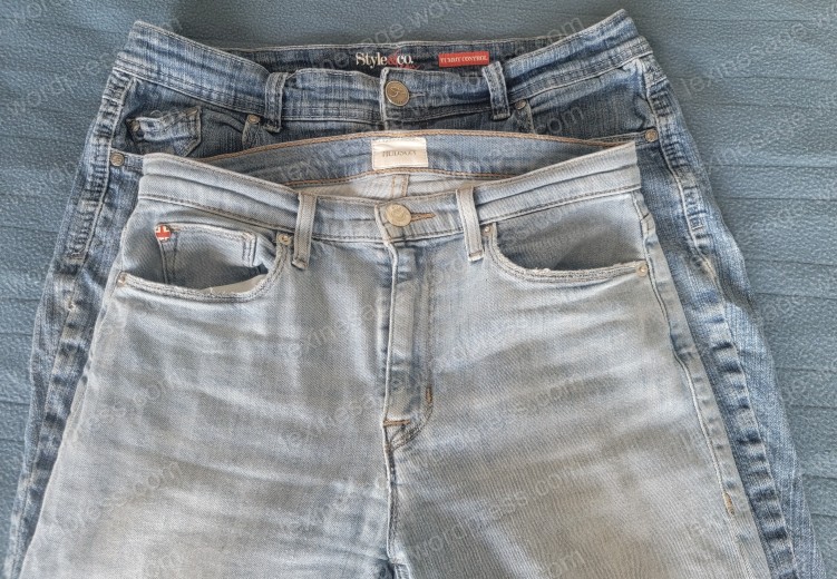 old &amp; new jeans
