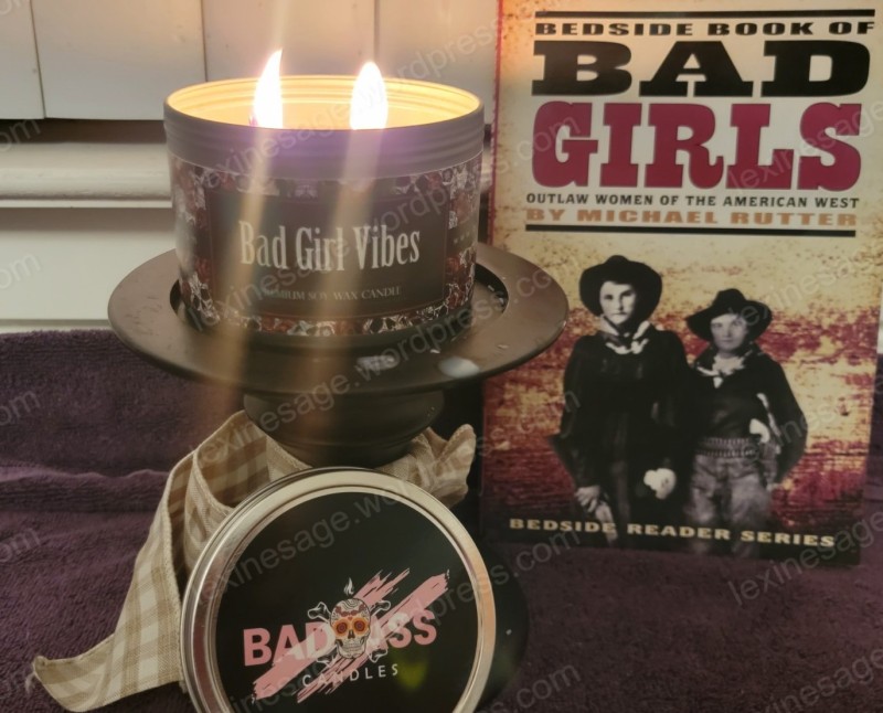 bad girl candle &amp; book