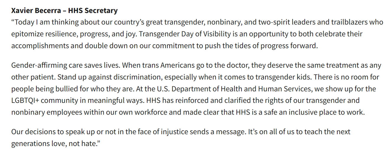 TDofV 2024 statement